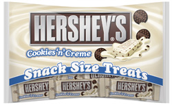 Hershey®’s Cookies ‘n’ Cream Bars in Snack Size Packages